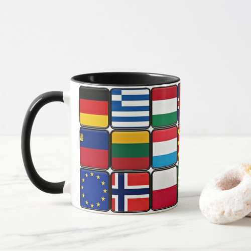 International Flag Collection world flags Mug