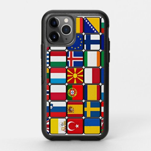 International flag collection world flags OtterBox symmetry iPhone 11 pro case