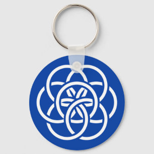 International Flag of Planet Earth Keychain