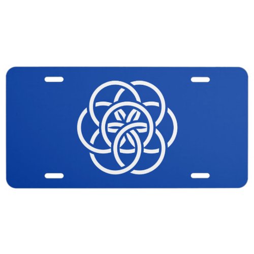 International Flag of Planet Earth License Plate