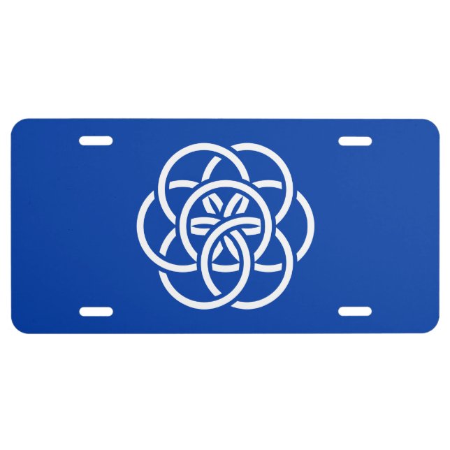 International Flag of Planet Earth License Plate (Front)