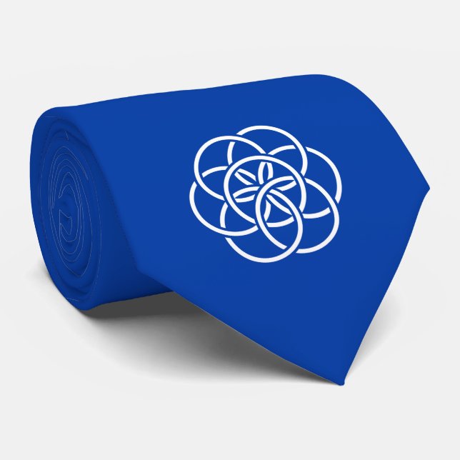 International Flag of Planet Earth Neck Tie (Rolled)