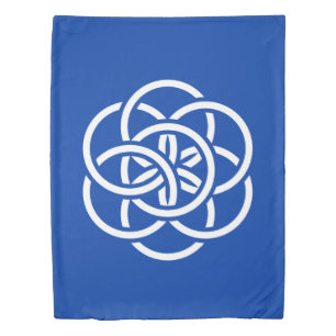 International Flag of Planet Twin Size Duvet Cover