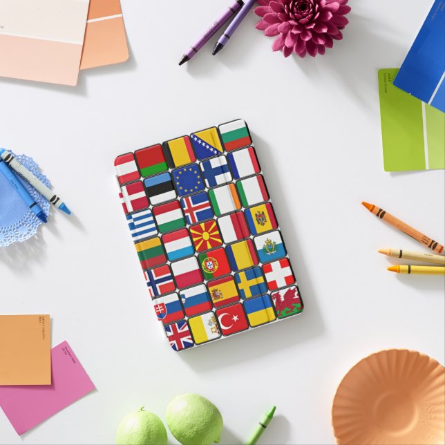 International flags collection, world flags iPad mini cover (In Situ)