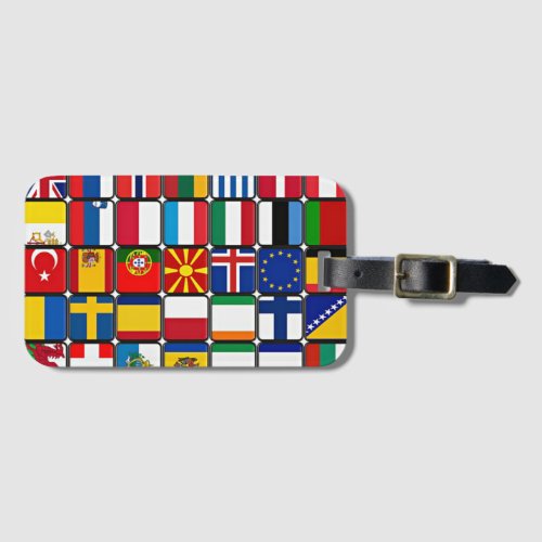 International flags collection world flags luggage tag