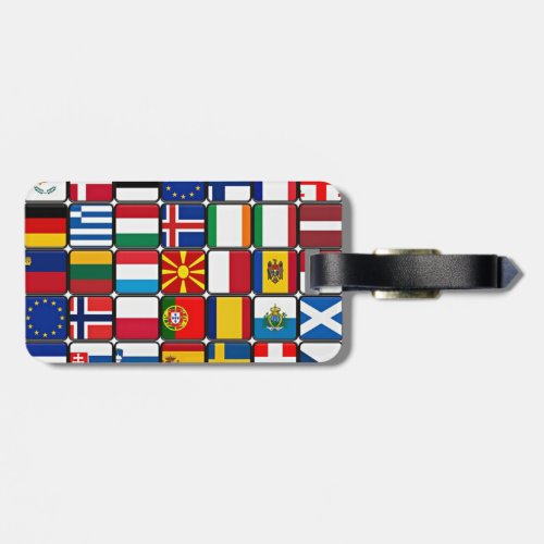 International flags collection world flags luggage tag