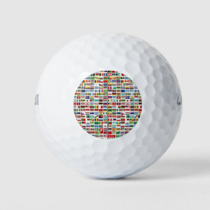 INTERNATIONAL FLAGS GOLF BALLS