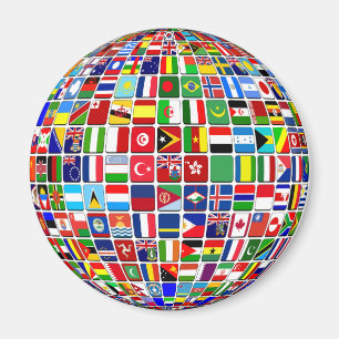 International Flags Magnet