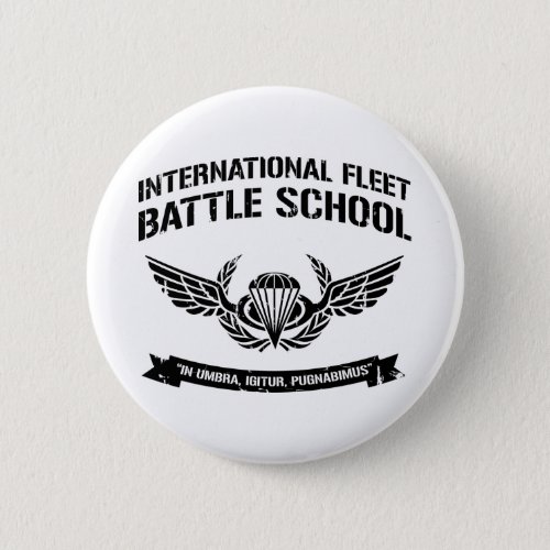 International Fleet Battle School Ender Pinback Button