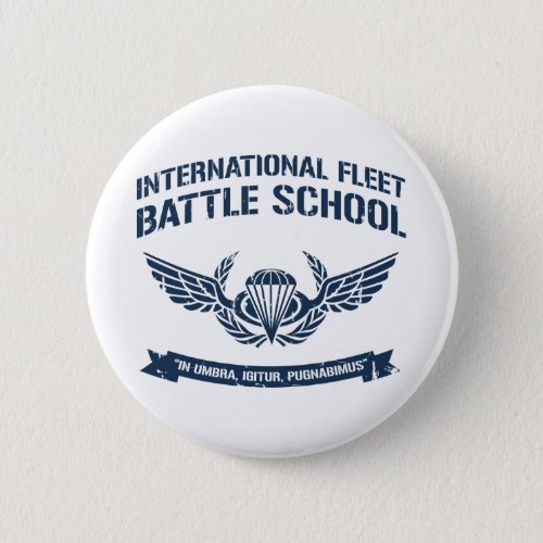 International Fleet Battle School Ender Pinback Button