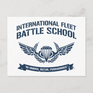 International Fleet Battle School Ender Postcard
