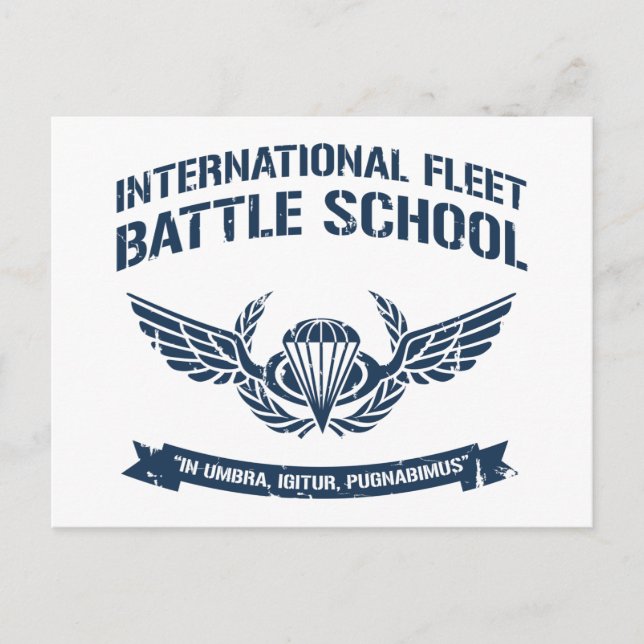 International Fleet Battle School Ender Postcard (Front)