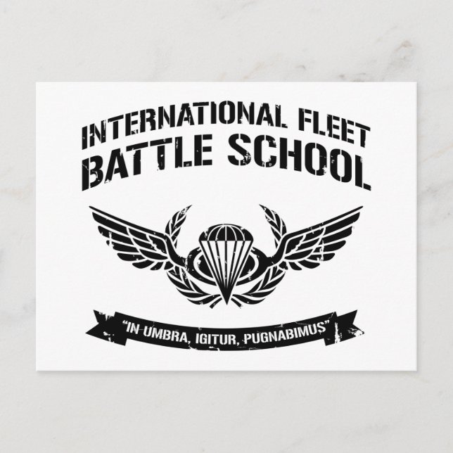 International Fleet Battle School Ender Postcard (Front)
