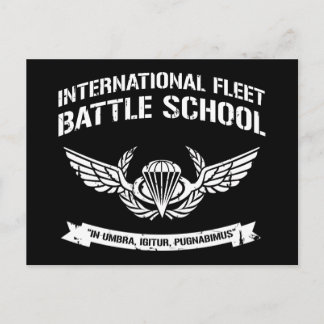 International Fleet Battle School Ender Postcard