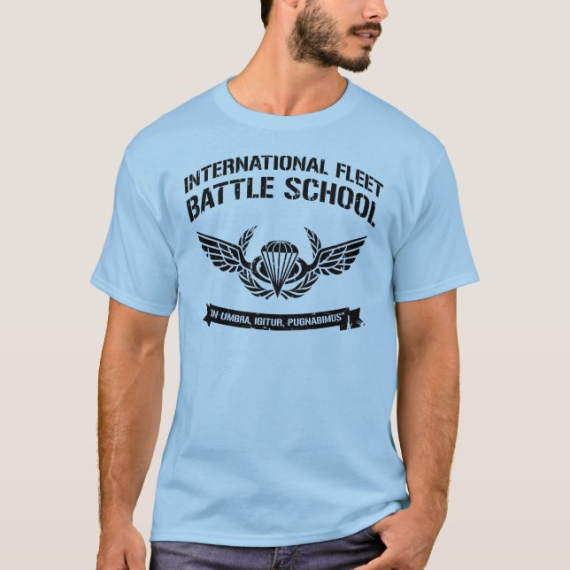 International Fleet Battle School Ender T-Shirt (Front)