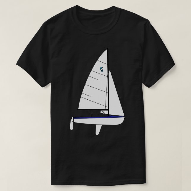 International Flying Junior Sailboat 2 T-Shirt (Design Front)