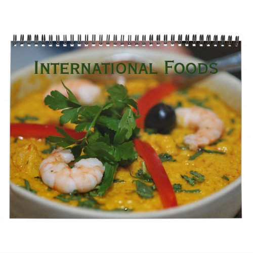 International Foods Calendar