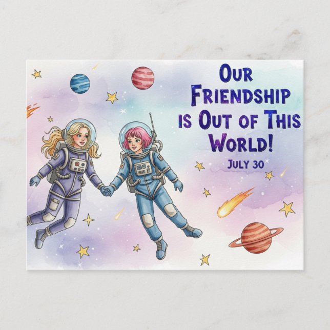 International Friendship Day Postcard (Front)