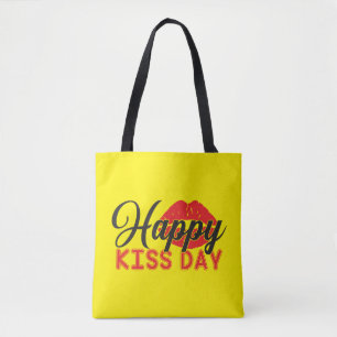 International Happy Kiss Day Tote Bag