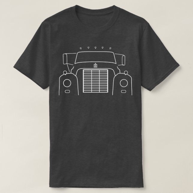 International Harvester Load1600 classic truck whi T-Shirt (Design Front)