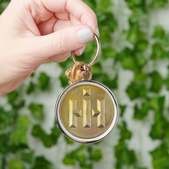 International Harvester Premium Golden Corporate  Keychain (Hand)