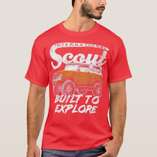 International Harvester Scout II Retro Style Built T_Shirt