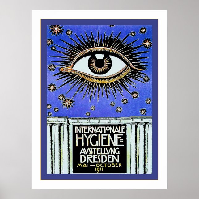 International Hygiene Exposition~ Vintage Advert Poster (Front)