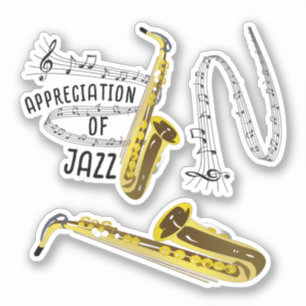 International Jazz Appreciation Sticker
