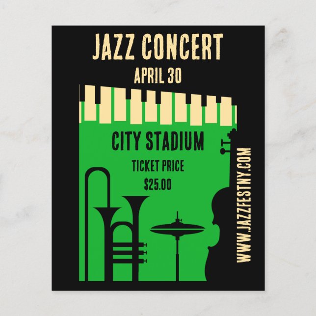 International jazz day April 30  Flyer (Front)