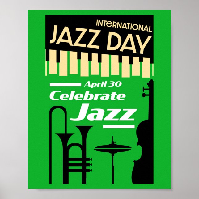 International jazz day April 30 Poster (Front)