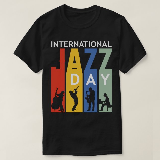 International Jazz Day T-Shirt (Design Front)