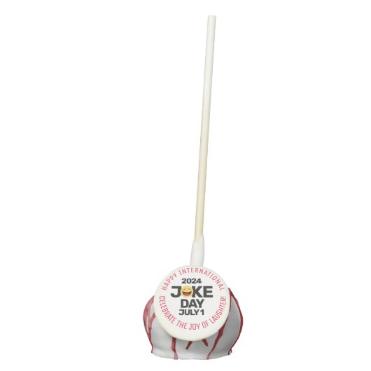 International Joke Day Laughing Face Cake Pops (Front)