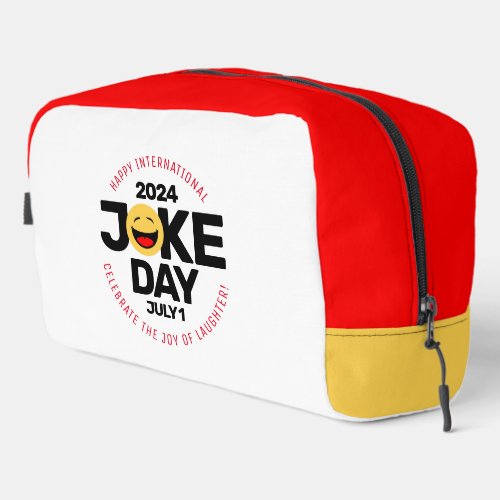 International Joke Day Laughing Face Dopp Kit