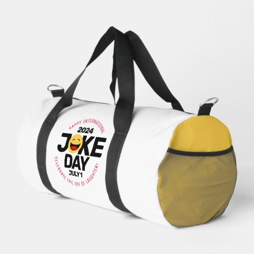 International Joke Day Laughing Face Duffle Bag