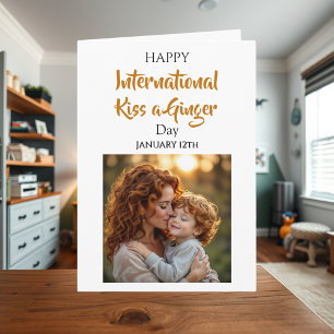 International Kiss a Ginger Day   January 12th Card