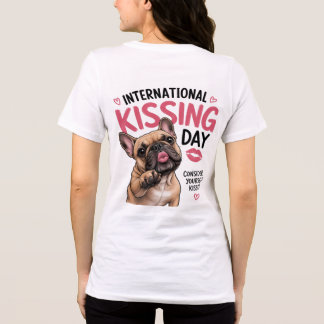 International Kissing Day French Bulldog Shirt