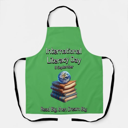 International Literacy Day Dream Big Apron