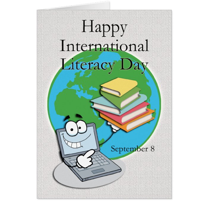 International Literacy Day September 8 Card