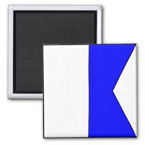 International maritime signal flag letter nautical magnet