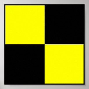 International maritime signal flag letter nautical poster