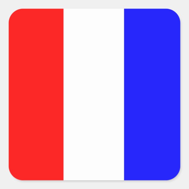 International maritime signal flag letter nautical square sticker (Front)
