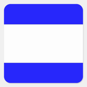 International maritime signal flag letter nautical square sticker