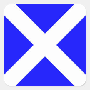 International maritime signal flag letter nautical square sticker