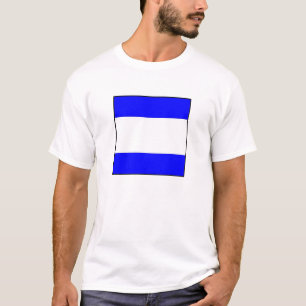 International maritime signal flag letter nautical T-Shirt