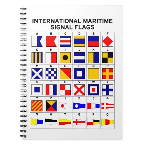 International Maritime Signal Flags Notebook