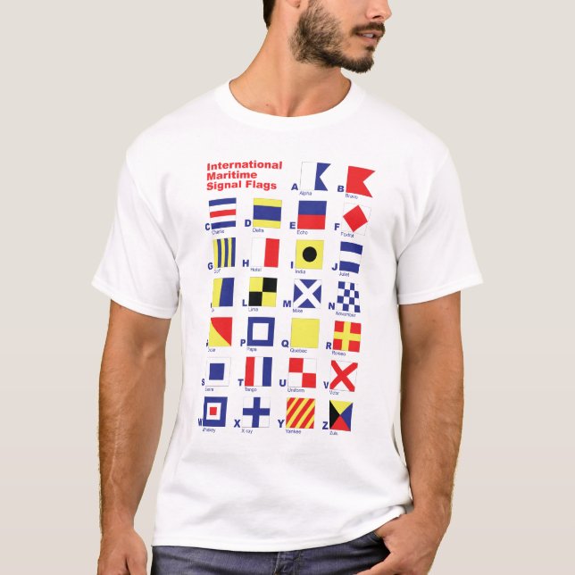 International Maritime Signal Flags T-Shirt (Front)
