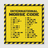 International Morse Code – Bold Industrial (Front)