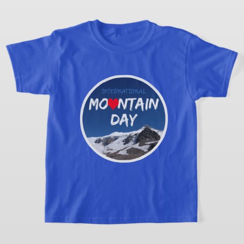 International Mountain Day Promotional T_Shirt