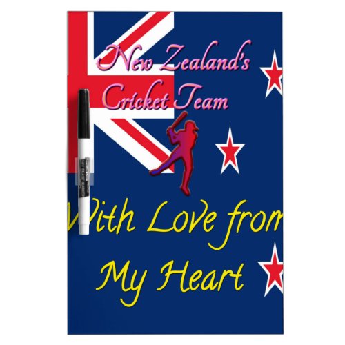 International New Zealand Cricket Dry_Erase Board