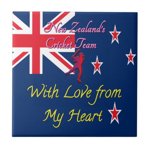 International New Zealand Cricket Tile